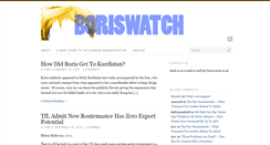 Desktop Screenshot of boriswatch.co.uk